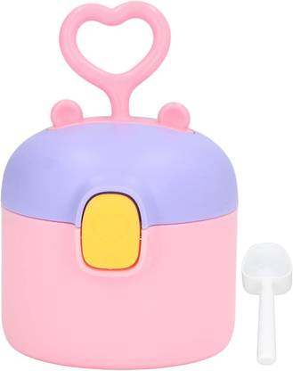KidsZeeNie by NA Baby Milk Powder Container With Handle & Spoon | Snack Storage Box For Toddler