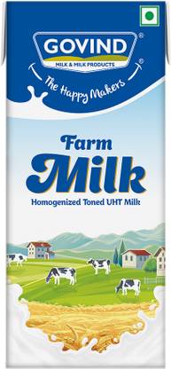 Govind Milk and milk products Govind UHT Toned Milk 1Ltr