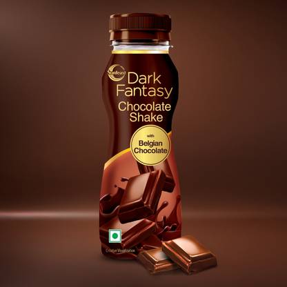 Sunfeast Sunfeast Dark Fantasy Chocolate Shake, Creamy with Real Belgian Chocolate 180ml
