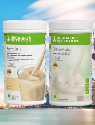 Herbalife Nutrition SHAKE VANILLA FLAVOUR, SHAKEMATE MILK POWDER VANILLA, MILK