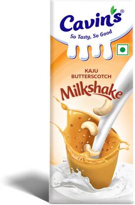 Cavin's Kaju Butterscotch Milkshake, with Zinc, Vitamin A & D, No Preservative
