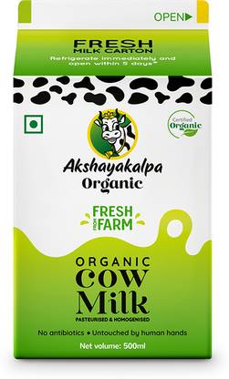 Akshayakalpa Organic Cow Milk Pasteurized & Homogenized