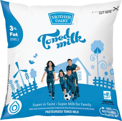 MOTHER DAIRY Toned Milk