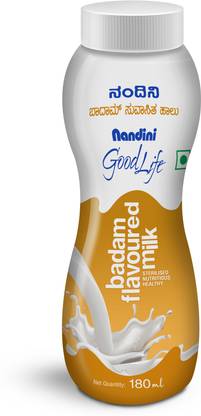 Nandini Good Life Badam Flavoured Milk 180ml Pet