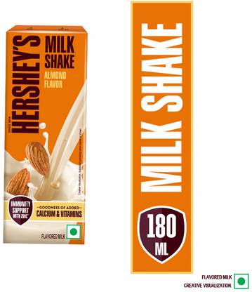 HERSHEY'S Almond Flavored Milkshake | Enriched with Calcium