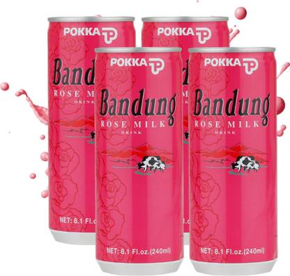 Pokka Bandung Rose Milk | Ready to Drink | Flavored Milk Sweetened Naturally