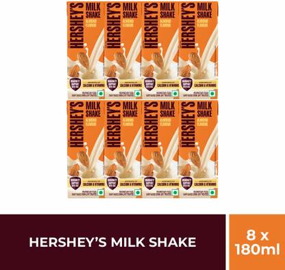 HERSHEY'S Hersheys Almond Milkshake | Pack of 8 | 180ml each