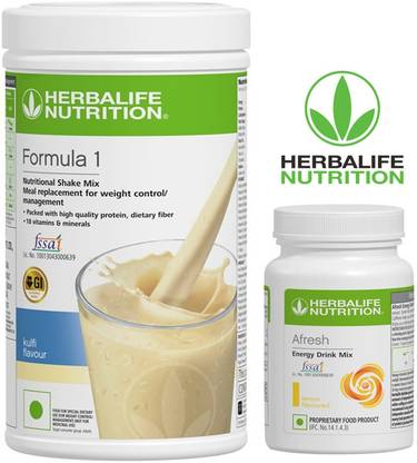 HERBALIFE Formula 1-Mix Shake Kulfi 500g + Lemon Afresh 50g