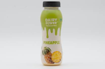 Dairy Power Flavoured Milk Pineapple 180 ml, Liquid,Milk Based Drink(Pack of 9)