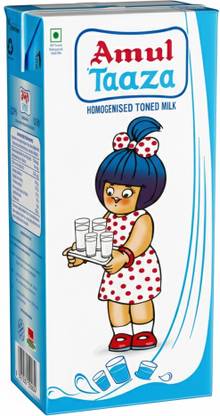 Amul Taaza Homogenised Toned Milk