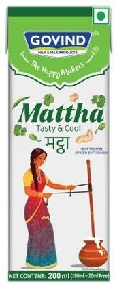 Govind Milk and milk products Mattha Tetra Pack
