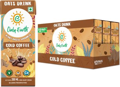 Only Earth Shake Cold Coffee With Calcium, Vitamin D, B1, B2 & B12 Oats Cold Coffee