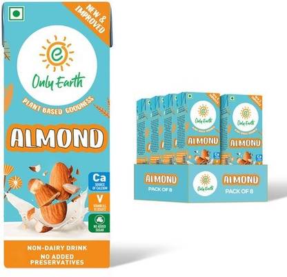 Only Earth Almond Drink Unsweetened Plant-Based Alternative | Barista Edition 180 ml