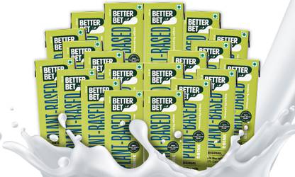 better bet Better Bet Plant Based Original Millet Vegan Milk 200ml, Pack of 20 Original Unsweetened