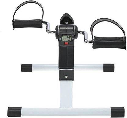 JRS TRADERS Mini Exercise Foot Peddler Desk Bike Arm and Leg Peddler Machine with LCD Monitor Mini Pedal Exerciser Cycle