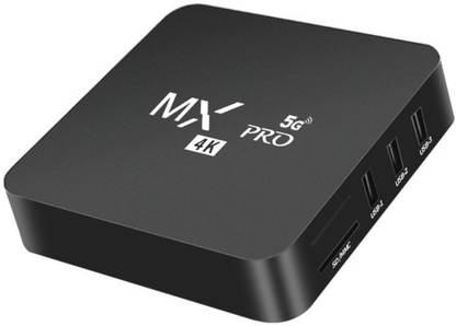 Black Cord Android 4K TV Box | Android 11.X, 2GB RAM, 16GB ROM | WiFi, BT, CCTV - Android v4.4 (KitKat), NA, NA, 2 GB ANDROID, 16 GB INTERNAL Mini PC
