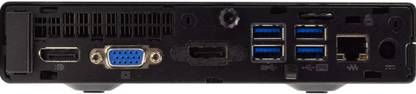 Aikner Refurbished) HP Elitedesk 800 G2 Tiny Desktop i3 6th gen, 8 GB 256 GB Ssd - Windows 10, Intel, Intel Core i3 6100, 1 GB Graphics Card, 8 GB DDR4, 256 GB Ssd Mini PC