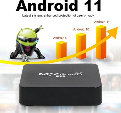 KPR Mx Pro 5G 4k Mini PC Set Top Box 8Gb Ram 128Gb Rom - Android v4.4 (KitKat), CPU 64 bit, CPU 4 Core, 8 GB ddr3, 128 GB hhd Mini PC