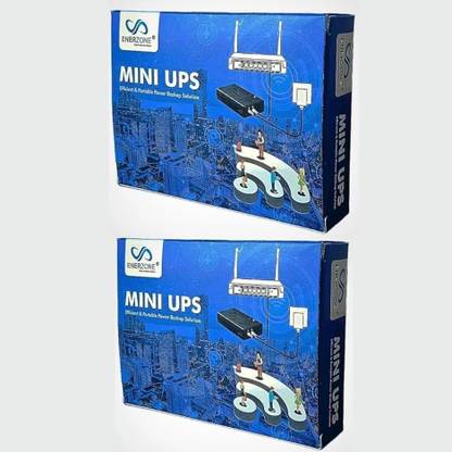 INDRAVA Power Backup Mini UPS for WiFi Router with Cable Portable UPS 001 Power Backup for Router