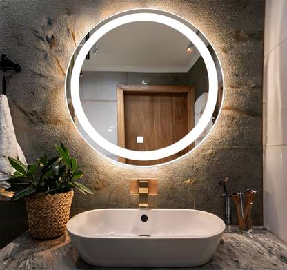 Lavish store 24''x24'' LED Mirror, Perfect for Bathrooms, Kitchens, Hotels & More Lighted Mirror