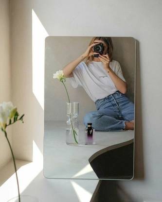 Adinath Creators 12 x15 inch Polished Bathroom Mirror