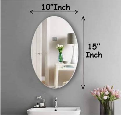 Fancy Homes 10" x 15" Inch Oval Mirror FH_D1 Decorative Mirror