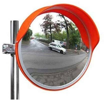 Freefall Safety & Convex mirror with Adjustable Wall and Pole Bracket for Blind Spots 10" Decorative Mirror