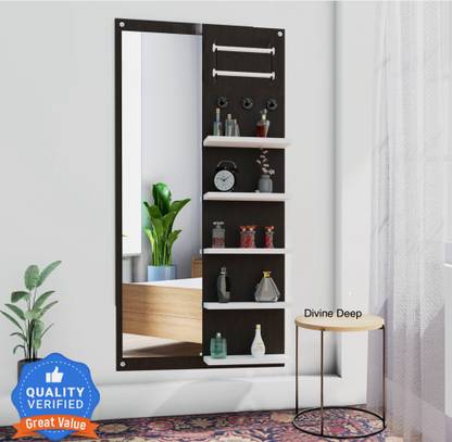 YPG CRAFT YPG CRAFT LARGE MIRROR WITH SHELF Engineered Wood Dressing Table