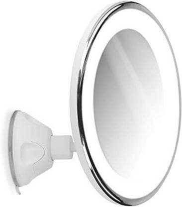 90 Degree Wall Hanging Mirror Magnifying LED Swivel Mirror for Makeup Grooming Lighted Mirror