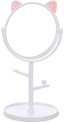 Lucacci Adjustable Vanity Mirror with Small Stand for Makeup Decorative Mirror