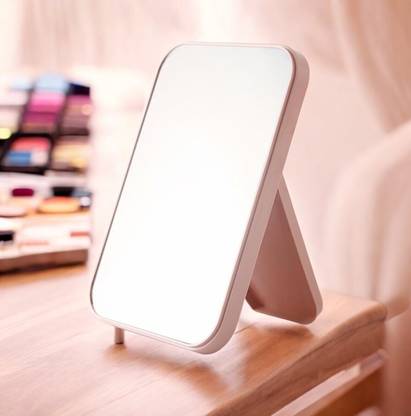 TOMATUS New_T_MIRROR_A_PACK_OF_1_PINK_21_TS Decorative Mirror