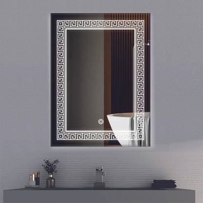 PRINCE ART Led Mirror with Light Bathroom Wall Decor 
Makeup Room 18x24 Inch LT36 Bathroom Mirror