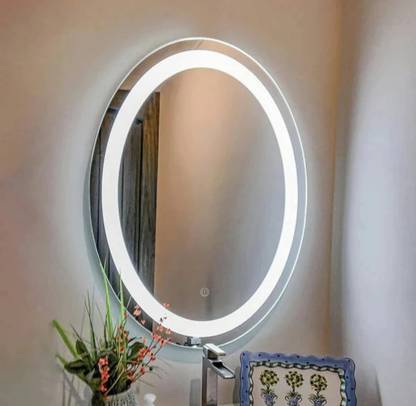 LGE LED Bathroom Wall Mirror Wall Mirror with Light for Wall Decor Size 24x 18 inch Bathroom Mirror