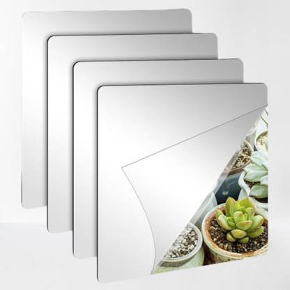 PAGHADI 15 x 15 Cm 4 Pcs (40) Decorative Mirror