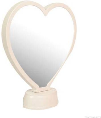 YuNiesto Beautiful two in one LED Decoartive mirror and Photo frame in heart shape Decorative Mirror