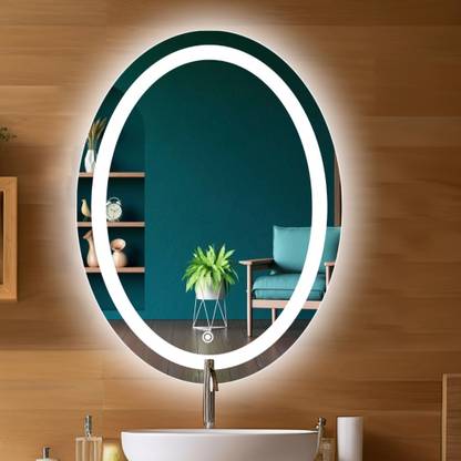 Vitrysto 18*24 Oval Primium High Quality Led Mirror Lighted Mirror