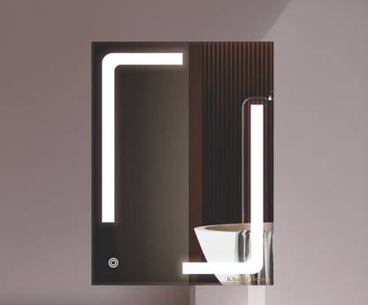 PRINCE ART 15 x 21 - L Shape Led Bathroom Mirror