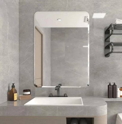 MIRROROLOGY INDUSTRY 18x24 Rectangular Decorative Mirror