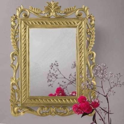 decocollection wall decorative mirror (Rectangle Finish : Glossy) Decorative Mirror