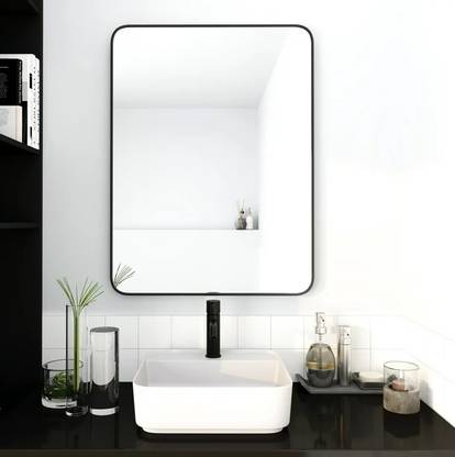 windowera Ideal Size 10" Inch x 14" Inch Decorative Bathroom Mirror