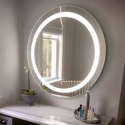 ORIGIN MIRRORS Led Mirror Wall Mounted With Triple Light 09_24 x 24 Lighted Mirror