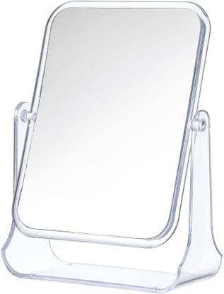 MINISO Square Double Sided Rotation Vanity Mirror,2X Magnifying Mirror Magnifying Mirror