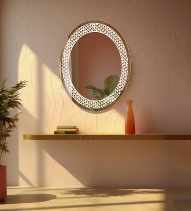 Lavish store LED Mirror with 3 Color Lights (Warm, Natural, White) | Touch Sensor | Decorative Mirror