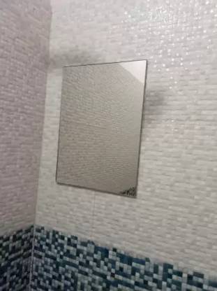 windowera NO DRILL REQUIRE / EASY STICK MIRROR / BATHROOM MIRROR / WASH BASIN MIROR Bathroom Mirror