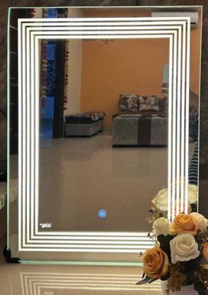 BGH Bathroom Led glass with multiple features 18*24 with triple led Lighted Mirror