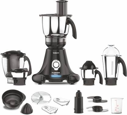 Vidiem Tusker Nero 750 W(ONL) 750 W Juicer Mixer Grinder (5 Jars, Black)