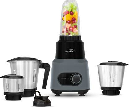 V-Guard Increda Plus 500 W Mixer Grinder  (Increda Plus | 4 Jars | Grey-Black)