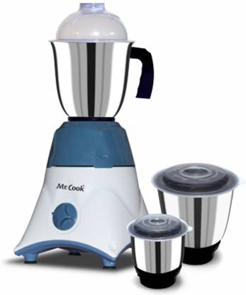 Mr.Cook Starmix 550 W 3 Jars 550 W Mixer Grinder
