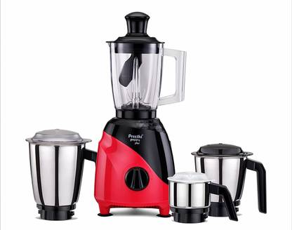 Preethi by PREETHI MG-246 Super Food Jar with Texture Builder & 3D Airflow Technology,Vega W5 Motor 750 W Juicer Mixer Grinder