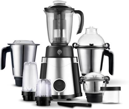 MasterChef Kitchen King MJ 03 1000 W Juicer Mixer Grinder (6 Jars, Black)